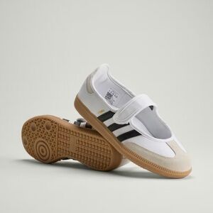Adidas Samba Jane white/alumina/black US 8.5 Mary Jane’s